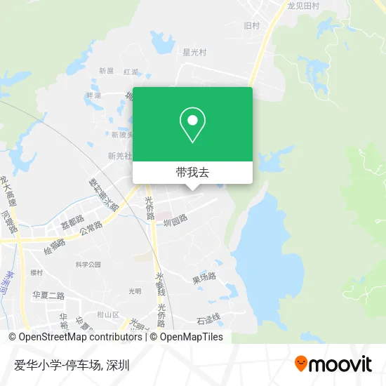 爱华小学-停车场地图