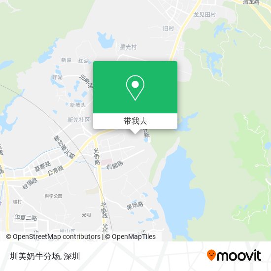 圳美奶牛分场地图