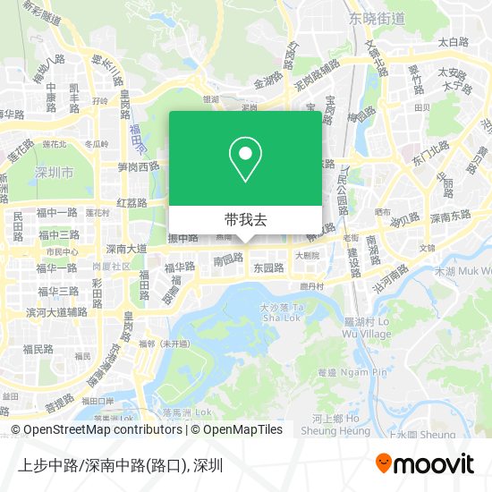 上步中路/深南中路(路口)地图