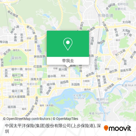 中国太平洋保险(集团)股份有限公司(上步保险港)地图