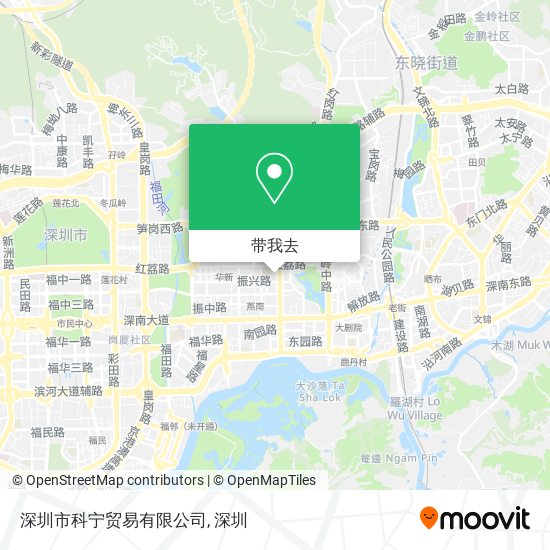 深圳市科宁贸易有限公司地图