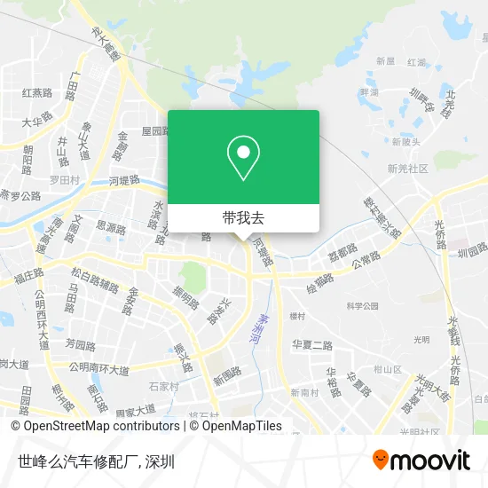 世峰么汽车修配厂地图