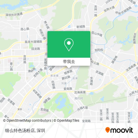 细么特色汤粉店地图