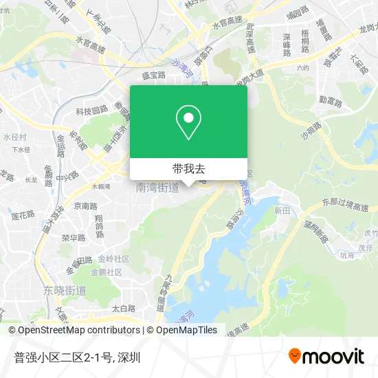 普强小区二区2-1号地图