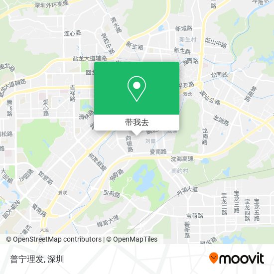 普宁理发地图