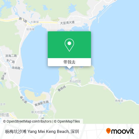 杨梅坑沙滩 Yang Mei Keng Beach地图