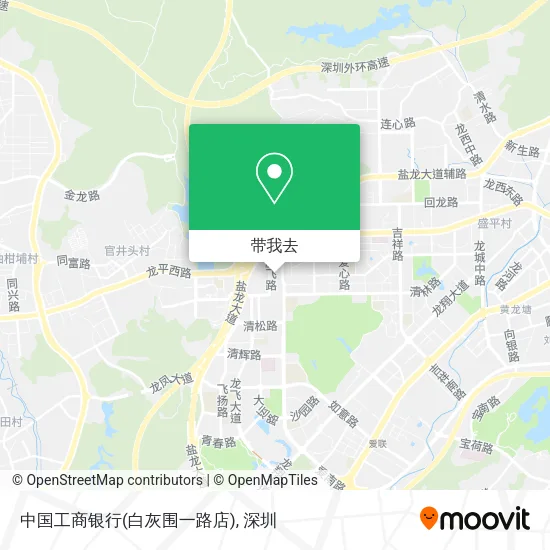 中国工商银行(白灰围一路店)地图