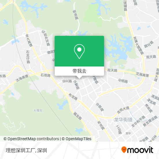 理想深圳工厂地图