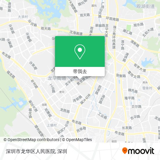 深圳市龙华区人民医院地图