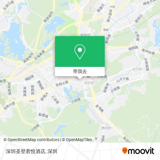 深圳圣登君悦酒店地图