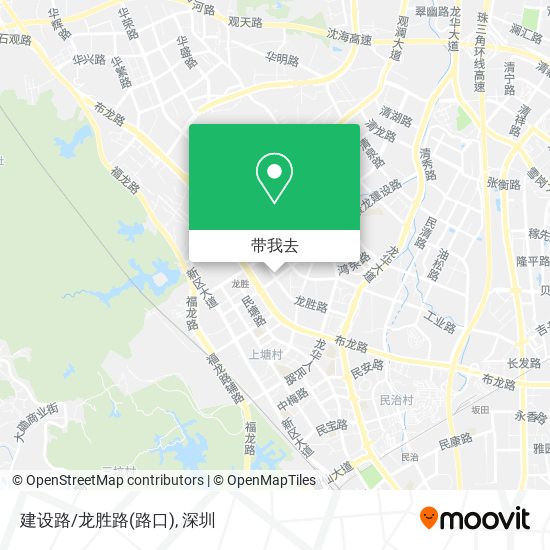 建设路/龙胜路(路口)地图