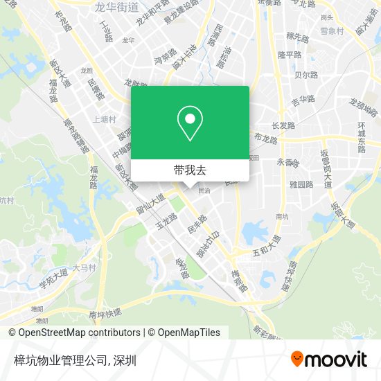 樟坑物业管理公司地图
