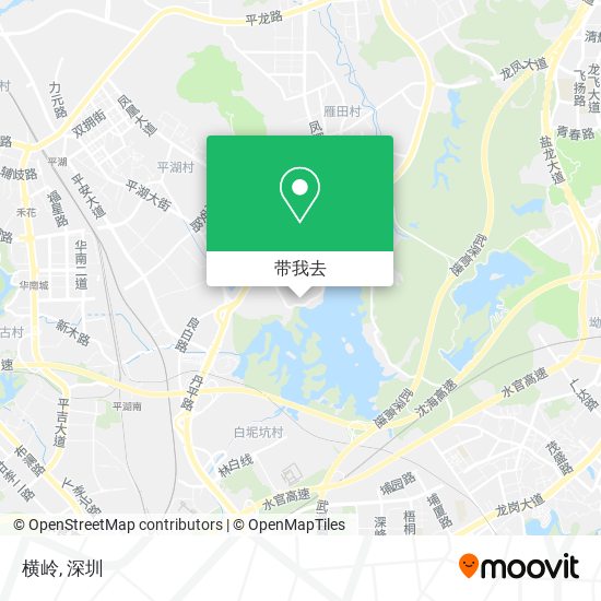 横岭地图