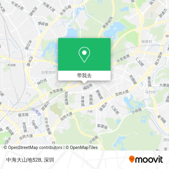 中海大山地52B地图