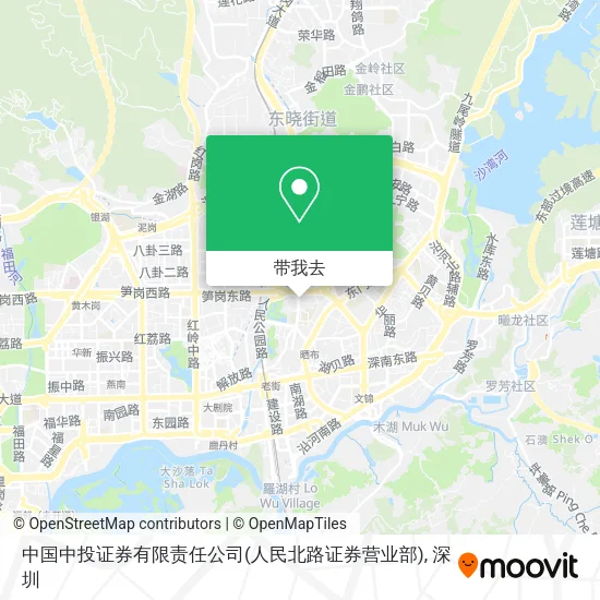 中国中投证券有限责任公司(人民北路证券营业部)地图
