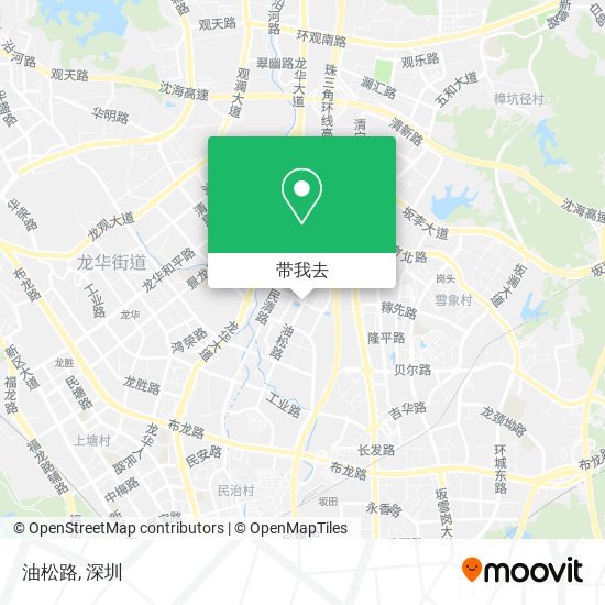 油松路地图