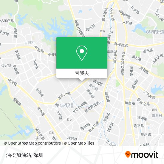 油松加油站地图