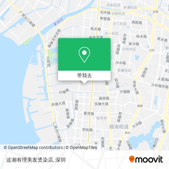 这湘有理美发烫染店地图
