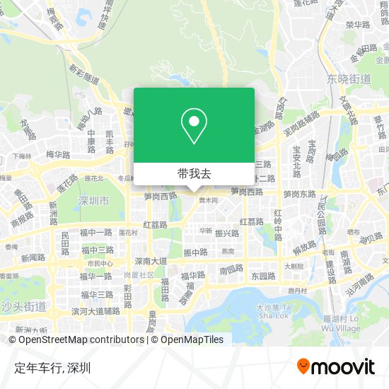 定年车行地图