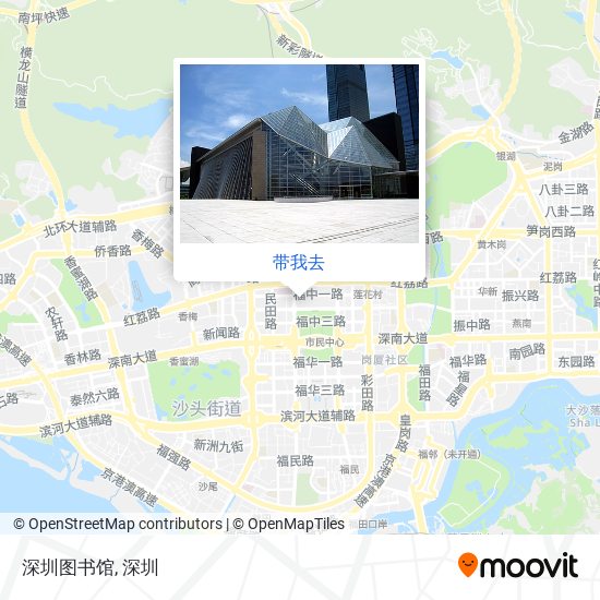 深圳图书馆地图
