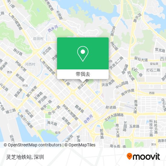 灵芝地铁站地图