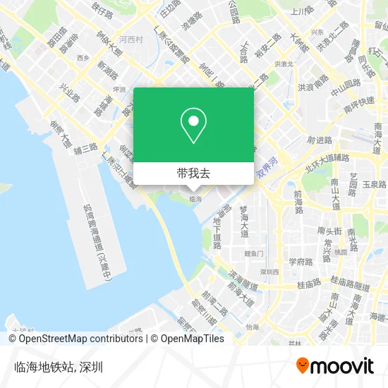 临海地铁站地图