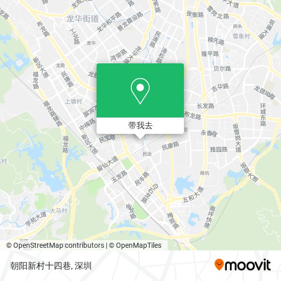 朝阳新村十四巷地图