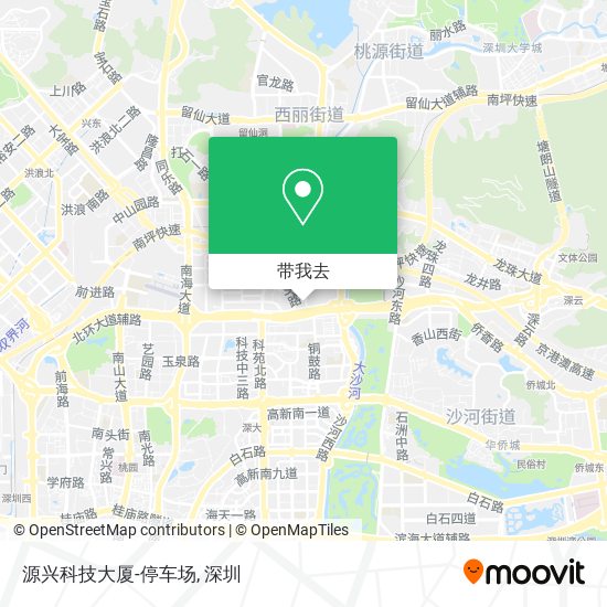 源兴科技大厦-停车场地图