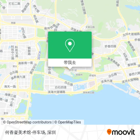 何香凝美术馆-停车场地图