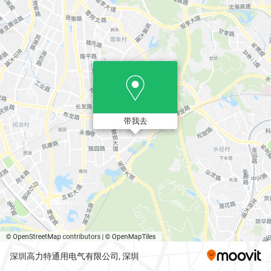 深圳高力特通用电气有限公司地图