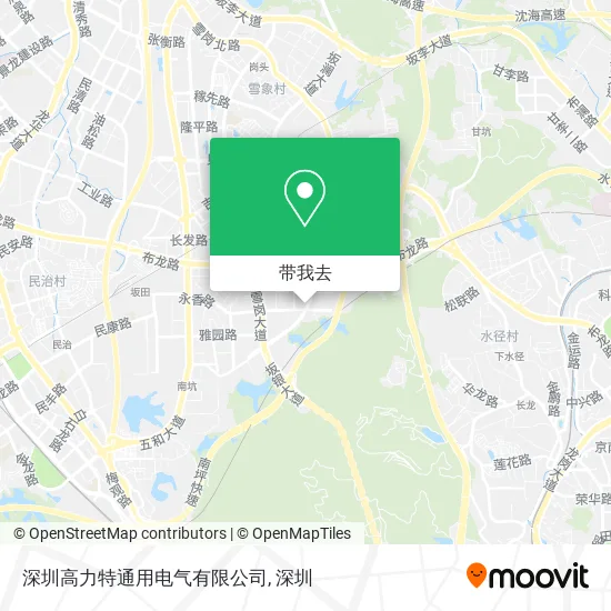 深圳高力特通用电气有限公司地图