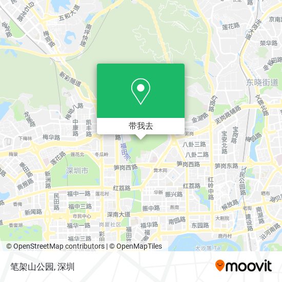 笔架山公园地图