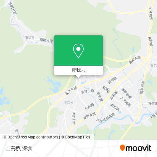 上高桥地图