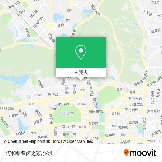 何和张酱卤之家地图
