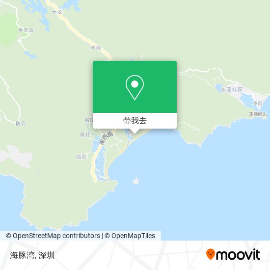 海豚湾地图