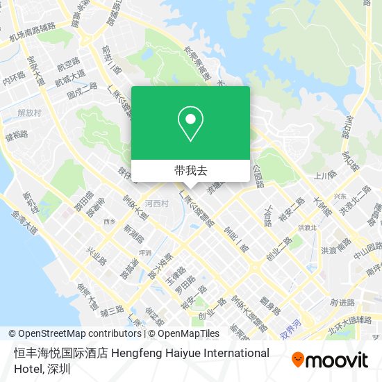恒丰海悦国际酒店 Hengfeng Haiyue International Hotel地图