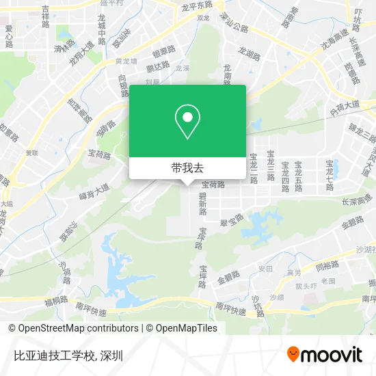 比亚迪技工学校地图