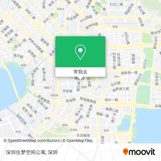 深圳住梦空间公寓地图