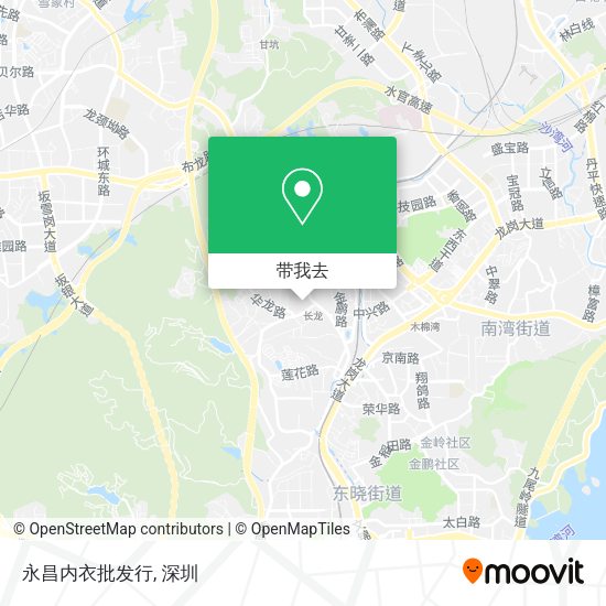 永昌内衣批发行地图