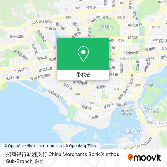 招商银行新洲支行 China Merchants Bank Xinzhou Sub-Branch地图