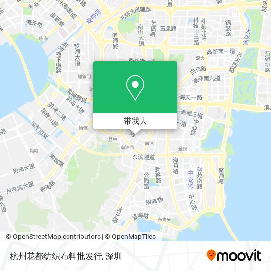 杭州花都纺织布料批发行地图