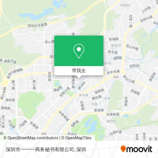 深圳市一一一商务秘书有限公司地图