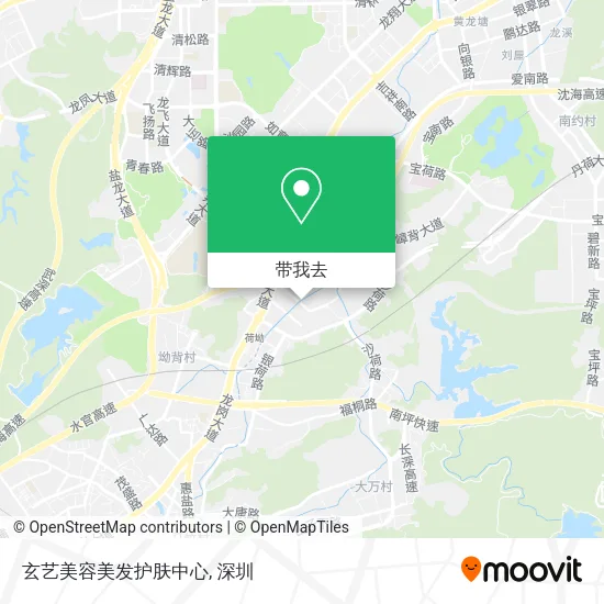 玄艺美容美发护肤中心地图
