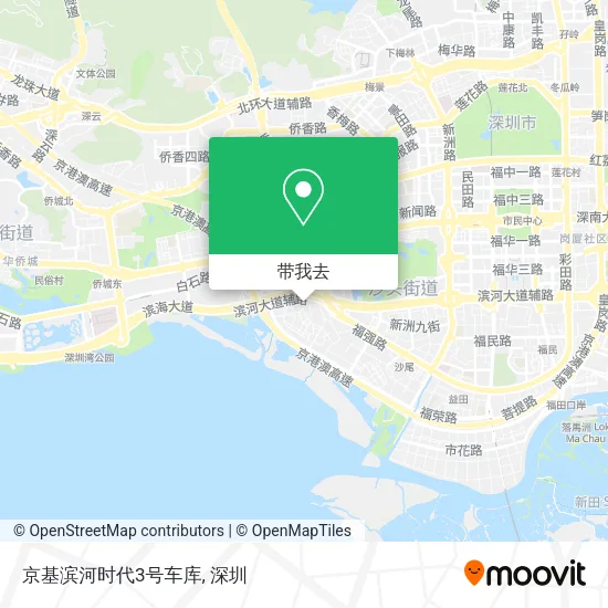 京基滨河时代3号车库地图