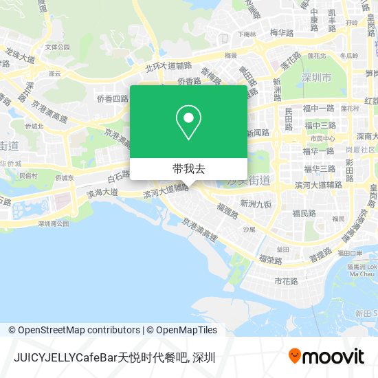 JUICYJELLYCafeBar天悦时代餐吧地图