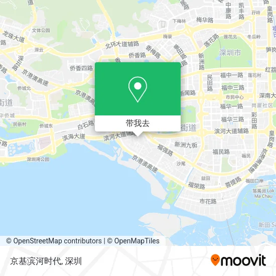 京基滨河时代地图