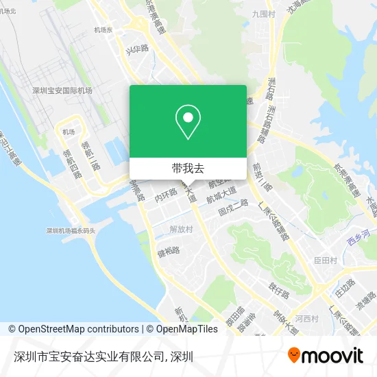 深圳市宝安奋达实业有限公司地图