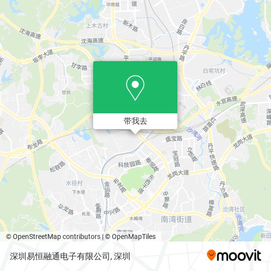 深圳易恒融通电子有限公司地图