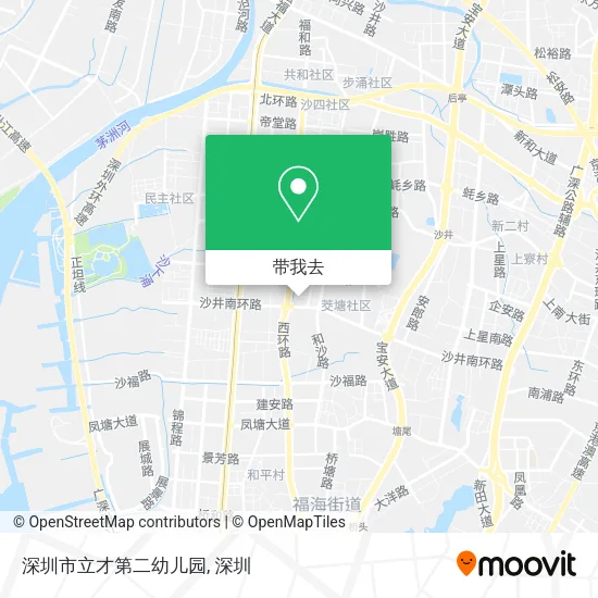 深圳市立才第二幼儿园地图