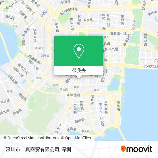 深圳市二真商贸有限公司地图